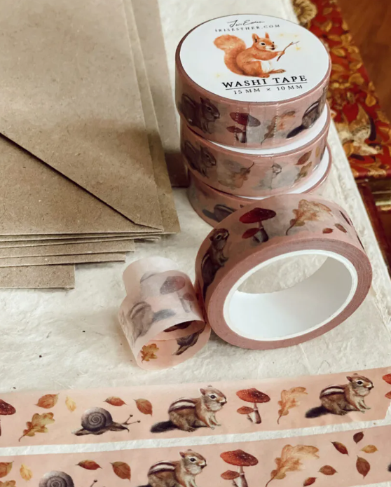 Washi Tape Enchanted Forest - Illustratrice Esther Iris