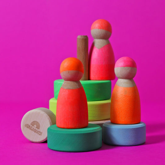 GRIMM's NEON Amis rose - Lot de 3