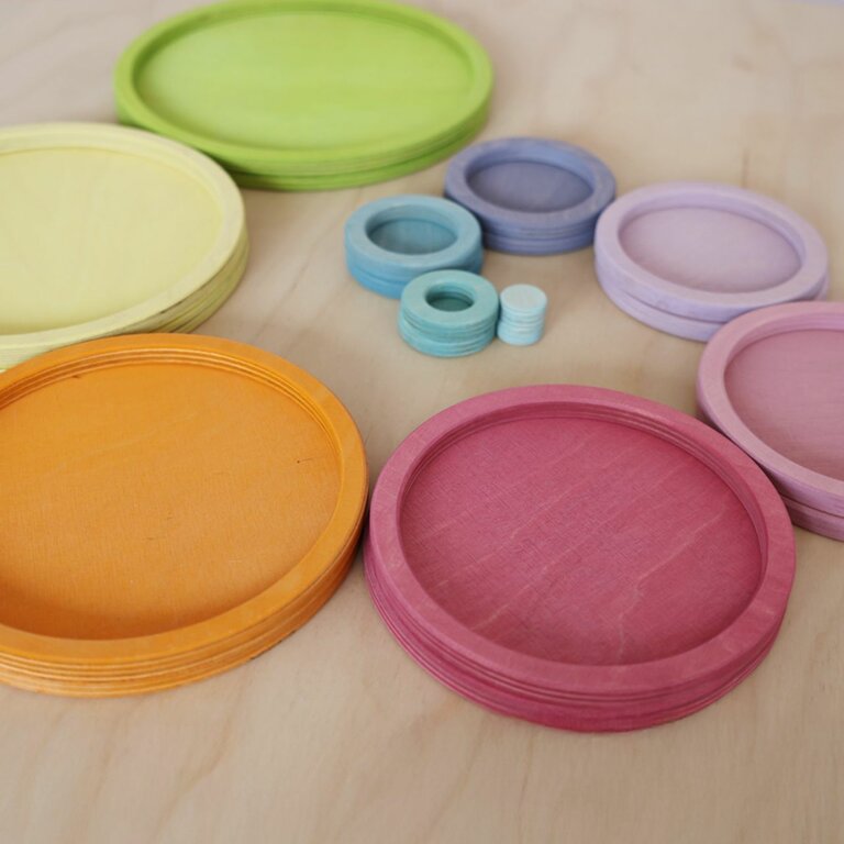 Cercles et anneaux concentriques Pastel GRIMM's