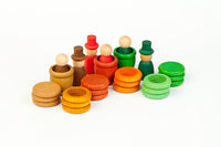 Ensemble de Nins et anneaux Saison d'automne Grapat