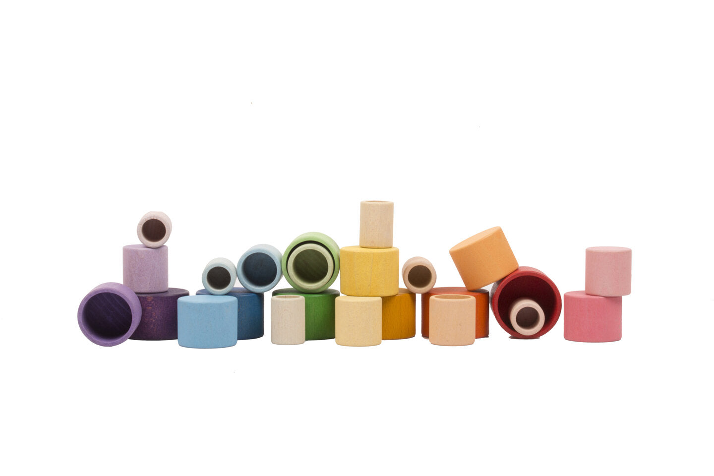 Lot de 24 bols multi-tailles Arc-en-ciel GRAPAT