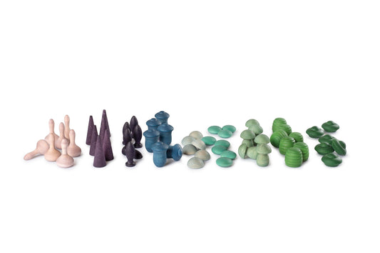 Grapat Mandala Mix couleurs froides - Lot de 81