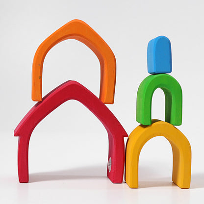 Maison Arc-en-ciel en bois GRIMMS