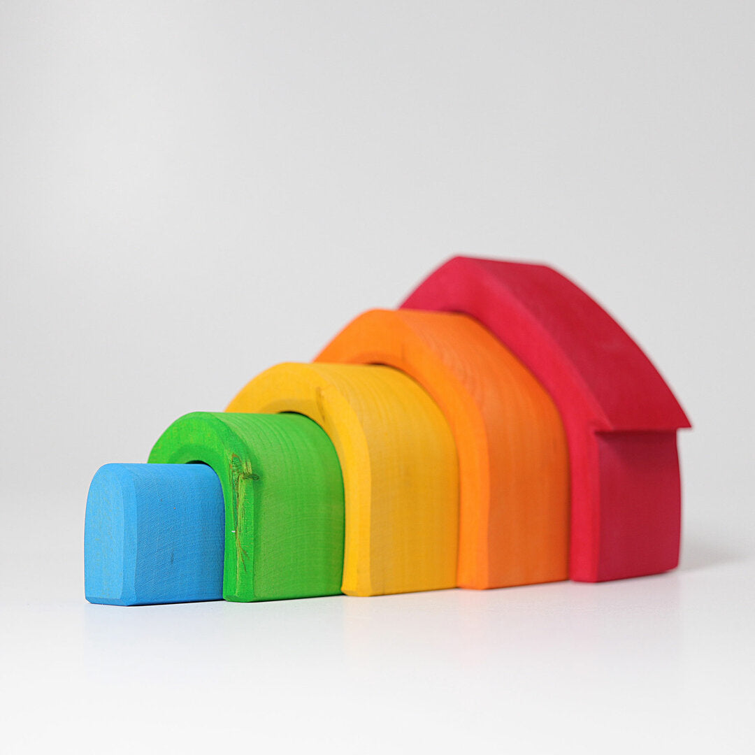 Maison Arc-en-ciel en bois GRIMMS