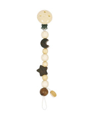 Attache tétine HEIMESS Lune et étoile