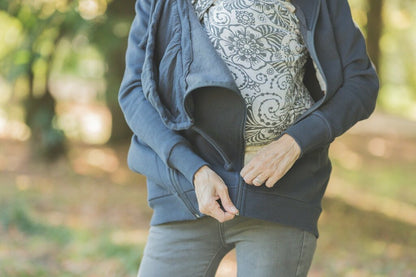 Hoodie de portage Wear Me Bleu nuit