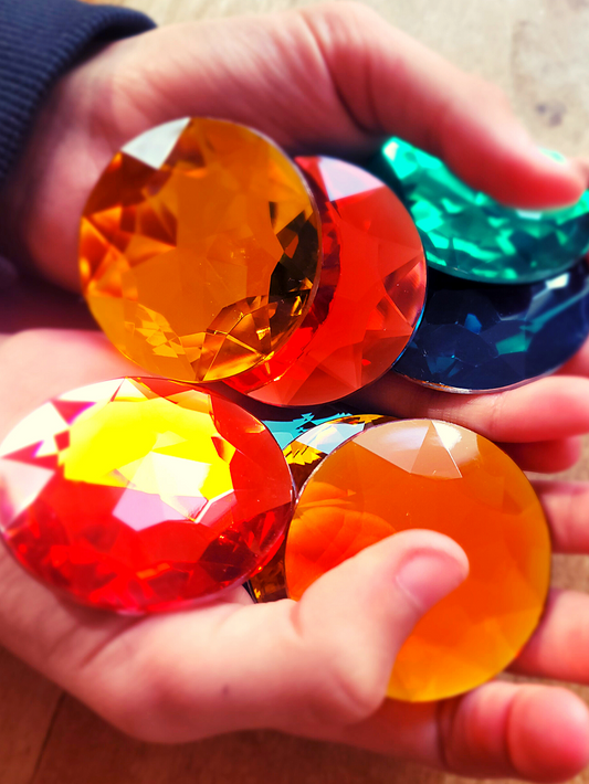 Bauspiel Pierres brillantes Géants 25 pièces