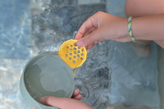 PlayTRAY Inspire My Play Set van 3 kommen Blauw/Groen