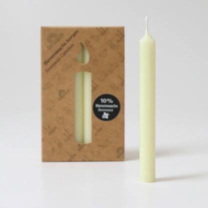 12 Bougies Crème 10% cire d'abeille GRIMM's