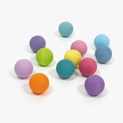 12 Petites Boules Pastel Grimm's