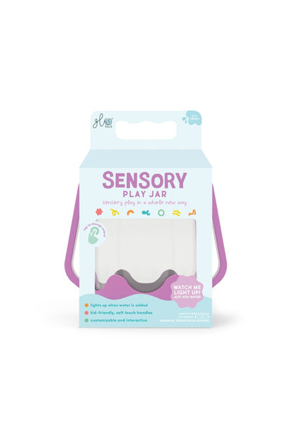 Bouteille de jeu sensoriel à remplir Glo Pals Violet
