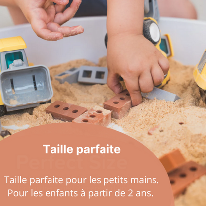 PlayTray Inspire my Play Mini briques pour jeu sensoriel - Lot de 25