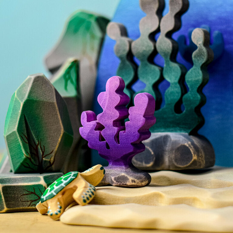 Bumbu Toys Algue Violette en bois