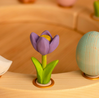BumbuToys Figurine en bois pour couronne de célébration - Crocus