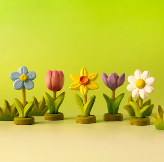 BumbuToys Figurine en bois pour couronne de célébration - Marguerite