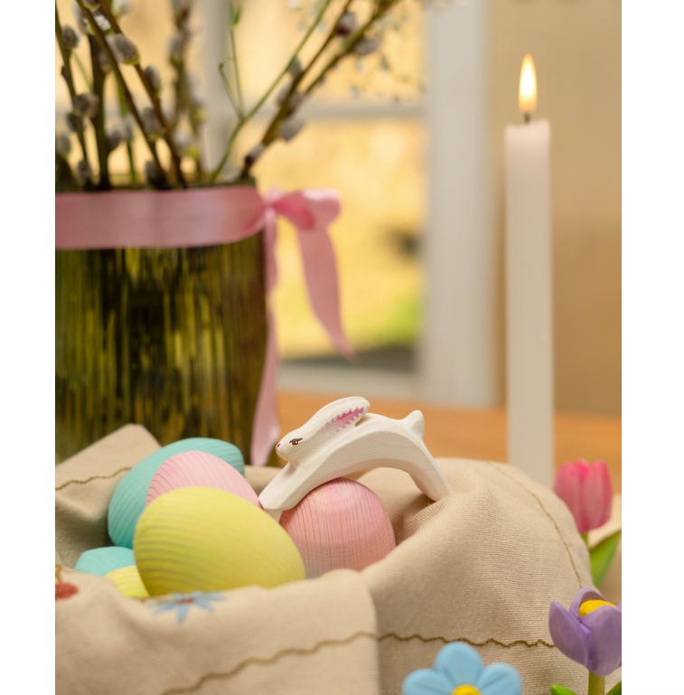 BumbuToys Figurine en bois pour couronne de célébration - Oeuf Vert