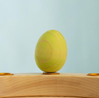 BumbuToys Figurine en bois pour couronne de célébration - Oeuf Vert