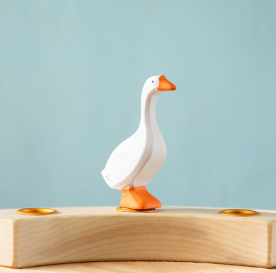 BumbuToys Figurine en bois pour couronne de célébration - Oie