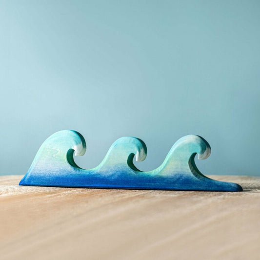 BumbuToys Vagues en bois pour jeu libre Petit Monde