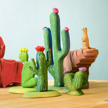 Bumbu Toys Pin cushion Cactus en bois