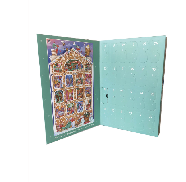 Calendrier de l'Avent Enfant - 24 puzzles de 20 pièces