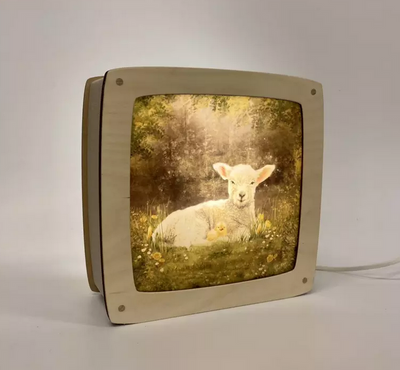 Carte à insérer pour Lampe Au fil des Saisons - Illustratrice Esther Iris - Springbreak