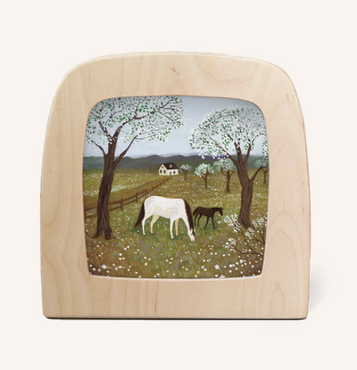 Carte à insérer pour Lampe Au fil des Saisons - Illustratrice Robin Pieterse - Spring Frolic