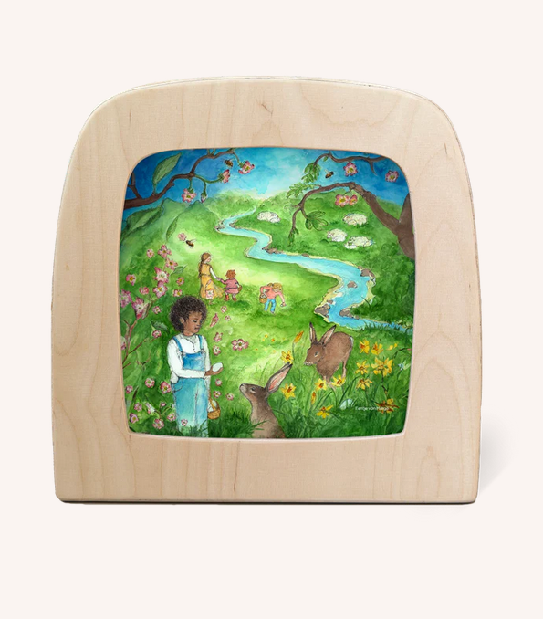 Carte à insérer pour Lampe Au fil des Saisons - Illustratrice Eentje van Margo - Spring Festivities