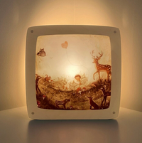 Carte à insérer pour Lampe Au fil des Saisons - Illustratrice Bijdehansje - Baby Dream