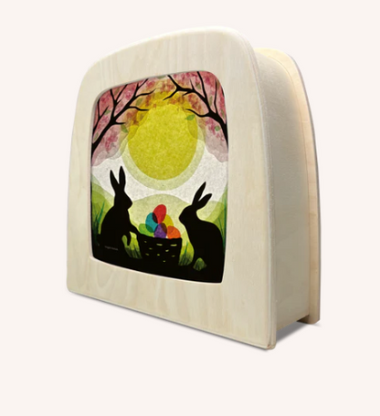 Carte à insérer pour Lampe Au fil des Saisons - Illustratrice Vogel Geluk - Bunny Treasures