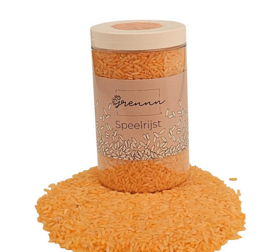 Riz coloré Orange 750gr - Riz sensoriel