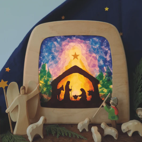 Carte à créer DIY – Nativité pour lampe Toverlux