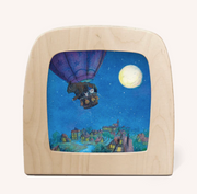 Carte à insérer pour Lampe Au fil des Saisons - Goodnight Sandman - Air Balloon Silhouette
