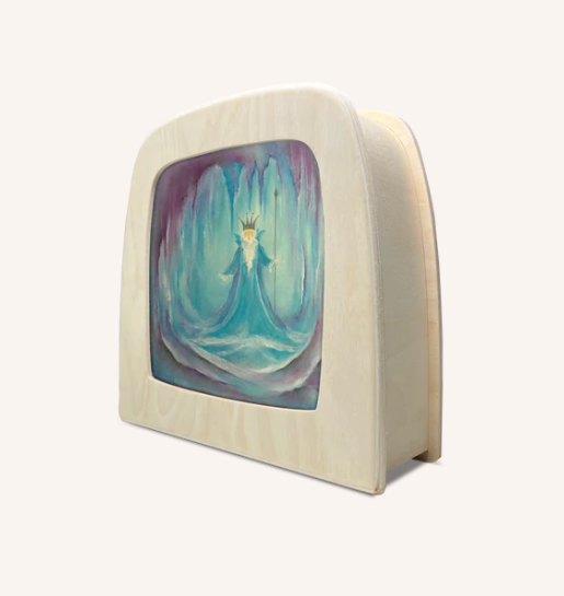 Carte à insérer pour Lampe Au fil des Saisons - Illustratrice Baukje Exler - The White King