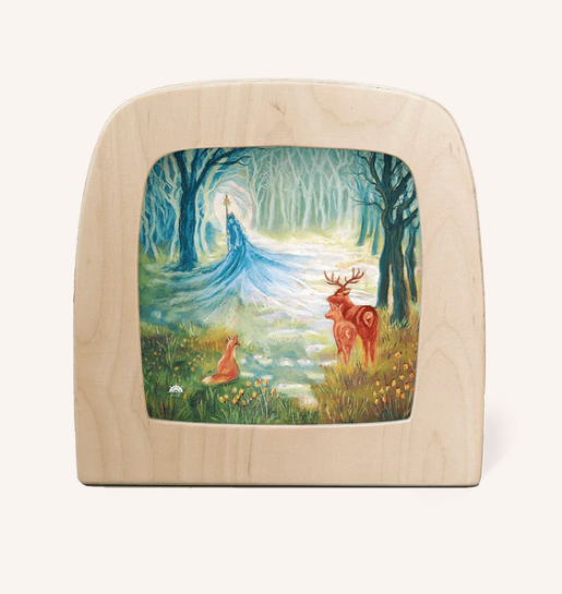 Carte à insérer pour Lampe Au fil des Saisons - Illustratrice Kapitein Kalk - King Winter