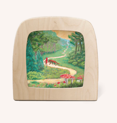 Carte à insérer pour Lampe Au fil des Saisons - Illustratrice Kapitein Kalk - Red Riding Hood