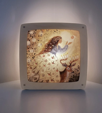 Carte à insérer pour la Lampe Au fil des Saisons - Illustratrice Bijdehansje - Christmas Miracle