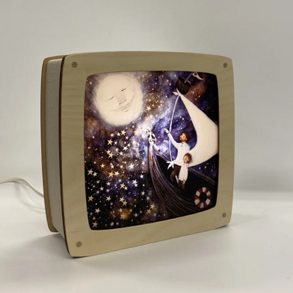 Carte à insérer pour Lampe Au fil des Saisons - Illustratrice Bijdehansje - Fathership