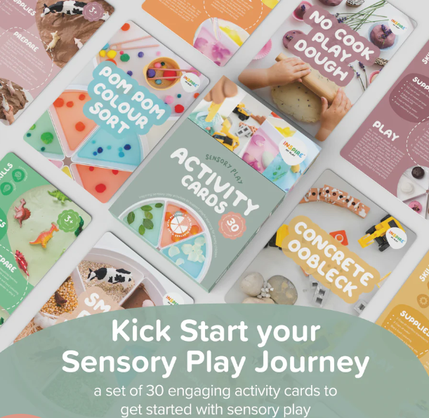 Cartes d'activités en Anglais Jeux Sensoriels - Inspire my Play