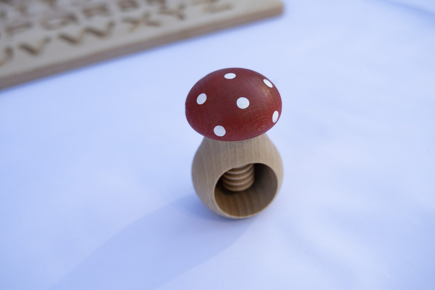 Champignon Rouge points blancs à visser Pagalou Toys