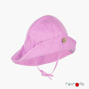 ManyMonths Chapeau d'été Chanvre/coton bio Cyclamen Blossom