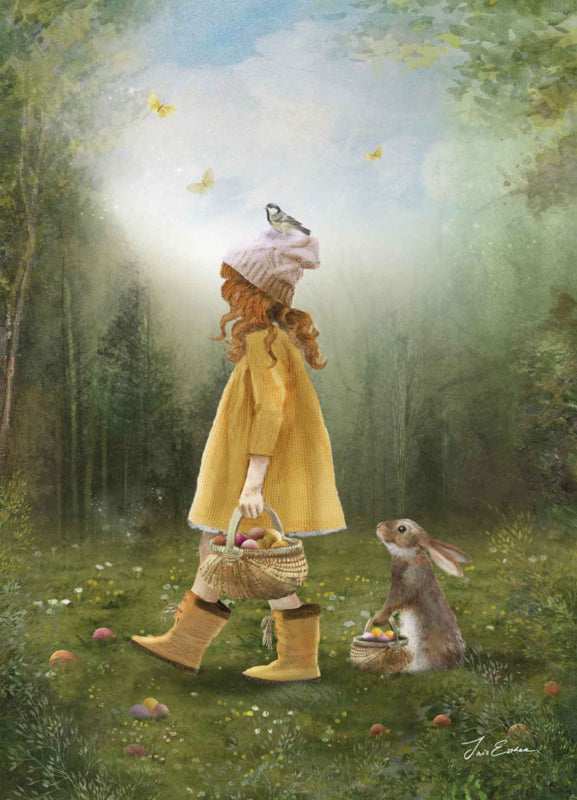 Carte Postale La chasse aux Oeufs - Egg Search