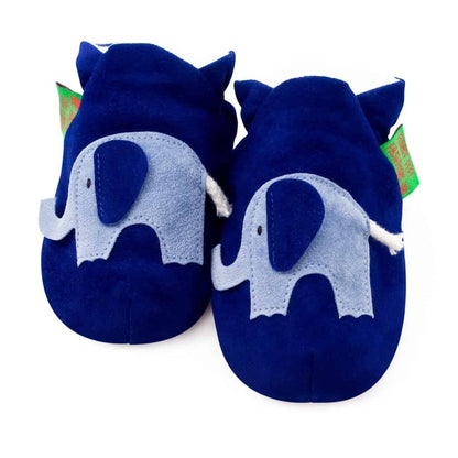 Chaussons souples Funky Feet Elephant Blue