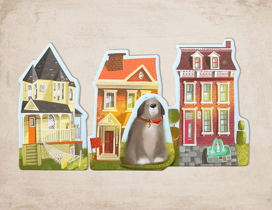 Chiens et Maisons - Dogs and Homes Marbushka Jeu de société