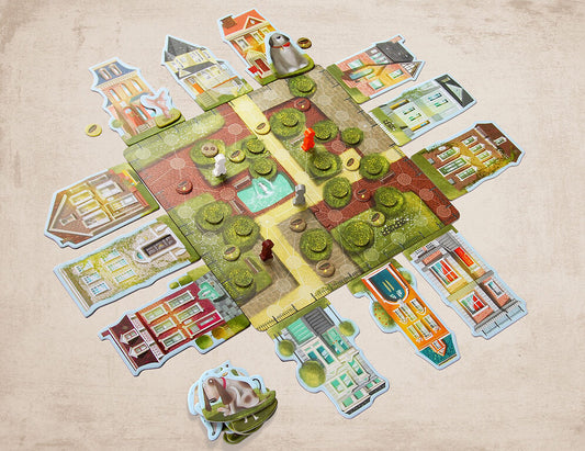 Chiens et Maisons - Dogs and Homes Marbushka Jeu de société
