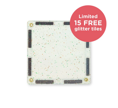 Cleverclixx jeux magnétiques Inventive Pack Intense- 110 pièces + 15 pièces pailletés Offertes!