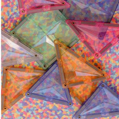 Cleverclixx Pack Pastel - Jeu magnétique 36 pièces