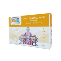 Cleverclixx Pack Pastel - Jeu magnétique 36 pièces