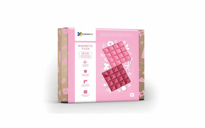 Connetix 2 Plaques magnétique Pink - Berry 30 x 30 cm