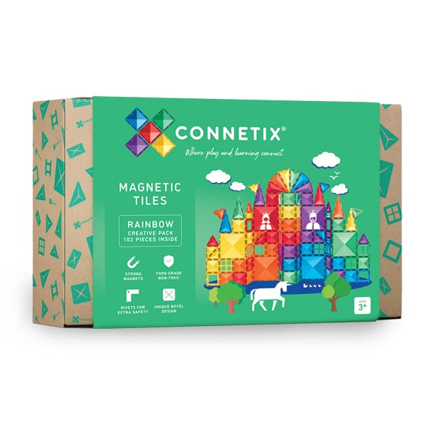 CONNETIX Pack Créative Arc-en-ciel Lot de 102